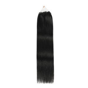 Prix usine 100% Vierge Russe Cheveux Humains Micro Perle Extensions Double Dessiné Micro Anneau Boucle Vague Naturelle et Vague de Corps - Product Image 6
