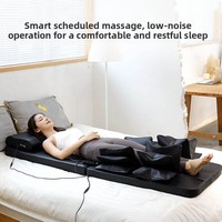 Matelas de massage électrique pour le corps entier, shiatsu, pression d'air, circulation, chauffage du cou, physiothérapie infrarouge