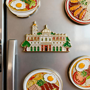 Aimants de réfrigérateur en métal 3D découpés sur mesure avec logo personnalisé, souvenirs touristiques de pays, vente en gros - Product Image 6