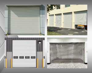 Portes Industrielles à Spirale Haute Vitesse, Portes Sectionnelles Pliantes, Portes à Volets Roulants Motorisées pour <span class=keywords><strong>Hangar</strong></span> - Vente en Gros Usine - Product Image 6