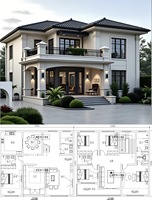 Service de design d'intérieur clé en main pour toute la maison, rendu 3D, rénovation et décoration personnalisées pour villa, appartement, hôtel