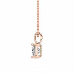 Colgante de Diamante Cultivado en Laboratorio de Primera Calidad para Mujer con Claridad VVS VS y Color EF, Engastado en Plata de Ley 925, Joyería Fina Elegante - Product Image 2