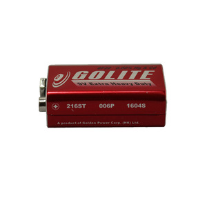 216ST แบตเตอรี่ golite 9V 006P 1604S แบตเตอรี่มัลติมิเตอร์ทนทานเป็นพิเศษ - Product Image 1