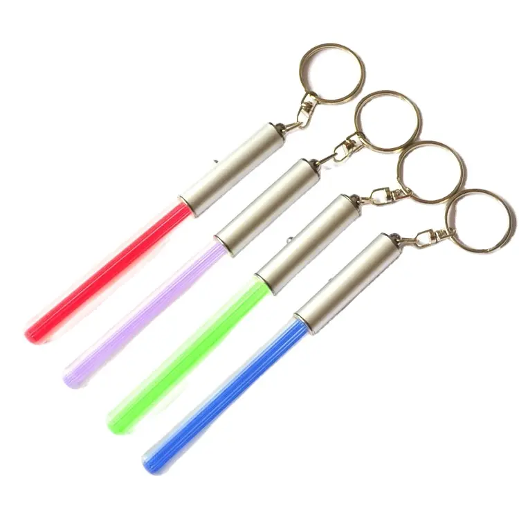 Glow Sticks Đảng Favours 7 Chế Độ Đầy Màu Sắc Glow In Dark Wands Gậy Cho Nguồn Cung Cấp Bên Nhấp Nháy LED Light Up Keychain