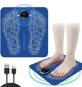 New Arrival gấp EMS điện chân Massager Pad Mat Máy USB điện mat chân kích thích