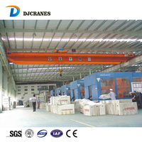 Pont roulant à double poutre QD personnalisé Dejun 5-50 tonnes, portée et hauteur de levage personnalisables, certifié CE pour usage industriel