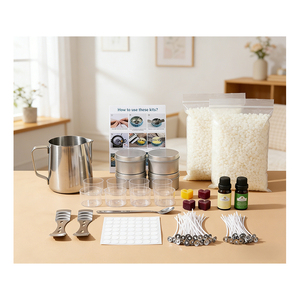 Support résistant à la chaleur pour pot d'échantillon de luxe, pour remplissage de cire parfumée, pour programme de présentation et d'évaluation de vente au détail, Global Deluxe - Product Image 3