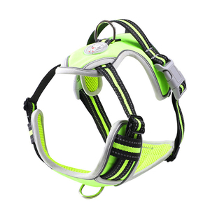 Dog Fashion <b>Pet</b> Chest Strap Traction Rope <b>Pet</b> Reflective Double Layer Vest Strap Medium Large Dog Explosion Proof Breaststrap - Product Image 2