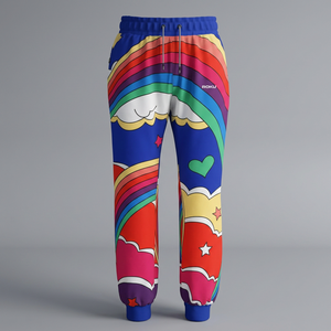 Pantalones Deportivos de Cintura Alta para Hombre, 100% Algodón, Lavado Ácido, Peso Medio, Personalizables, Estilo Urbano, con Logotipo Bordado, Marca Roku Industry OEM - Product Image 3