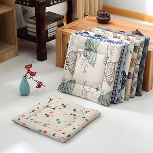 Coussin de siège en coton et lin, fermeté moyenne, 40x40cm, 45x45cm, 50x50cm, pour chaise de bureau, sol, bureau, salon - Product Image 2