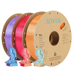Sovol Double Color Silk Series 1.75mm PLA 3D Printing Filament 1KG/Roll Made From The US for FDM 3d Printer/3d Pen