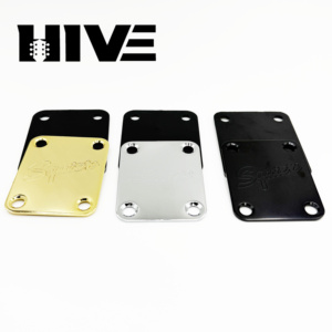 Piastra di Rinforzo per Manico di Chitarra Elettrica HIVE a 3 Colori e 4 Fori, per Connessione Manico-Corpo, Ponte in Metallo con Viti - Product Image 4