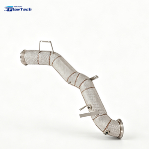 High Quality 304 Stainless Steel Downpipe for Mercedes-Benz C63 W206 C63S M139 2.0T High Flow Direct Fit - Product Image 1