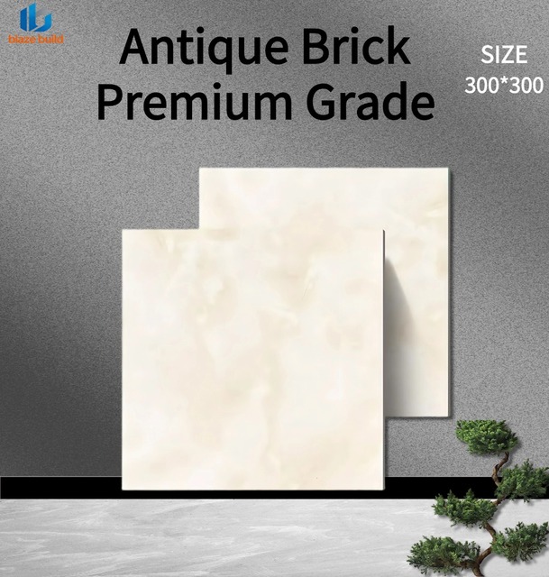 300x300 Porcelain Glazed Modern Luxury Floor Tiles Marble Look Matt Ceramic Slab Tiles for Bathroom and Villa