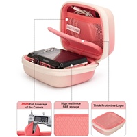 Étui de transport pour appareil photo numérique avec logo personnalisé, durable, avec poche en maille zippée, étui de voyage en EVA, portable, anti-poussière, antichoc