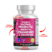 Capsules végétaliennes de probiotiques, vitamine C et canneberge pour femmes enceintes, 60 unités, avec bienfaits pour la croissance des cheveux