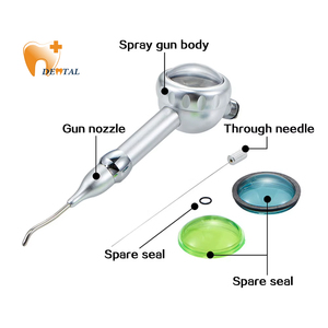 Machine de polissage <span class=keywords><strong>dentaire</strong></span> électrique en métal, Air Prophy Jet, buse en acier inoxydable, pistolet 3 voies, seringue, turbine - Product Image 1