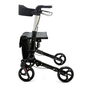 Andadores para Personas Mayores, Andador con Ruedas Folade con Asiento, Ruedas de 8 Pulgadas, Andador Plegable con Respaldo y Cable Incorporado - Product Image 5