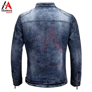 Chaqueta Vaquera Unisex de Último Diseño 2025, Cuello Camisero con Botón, Estilo Vintage, Impermeable, Ecológica, Hecha a Medida en Fábrica - Product Image 3