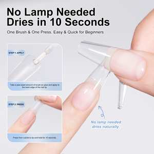 Kit Dissolvant <span class=keywords><strong>de</strong></span> Colle à <span class=keywords><strong>Ongles</strong></span> MissGooey 15ml 3s Séchage Rapide Sans Lampe Adhésif Fort pour <span class=keywords><strong>Ongles</strong></span> Press-On - Product Image 2