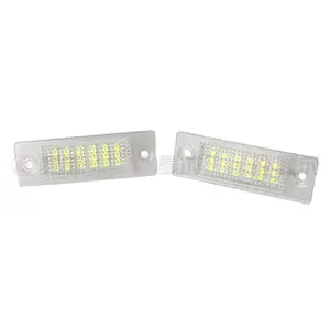 Beyaz LED plaka aydınlatma ışığı lamba donanımı VW Golf 5 için artı Caddy Passat Jetta Touran T5 tasarım araba aksesuarları