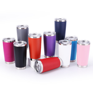 YATAI Customizable High Quality Powder Coated 304 Stainless Steel Vacuum Car Portable Coffee Mug Insulated Cup - Product Image 6