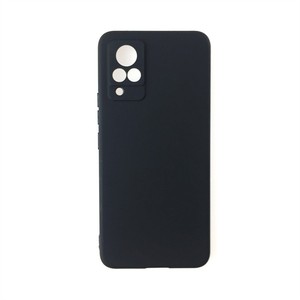 เคสโทรศัพท์มือถือซิลิโคนเนื้อด้านสำหรับ <span class=keywords><strong>VIVO</strong></span> <span class=keywords><strong>V21</strong></span> 5G สีดำ - Product Image 1