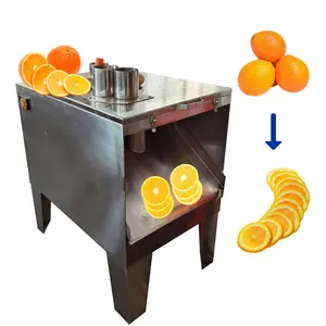 Công Nghiệp Tự Động Rau Trái Cây Mandarin Slicer Cutter Giá Thiết Bị Cà Rốt Cam Chip Cắt Máy Cắt Để Bán