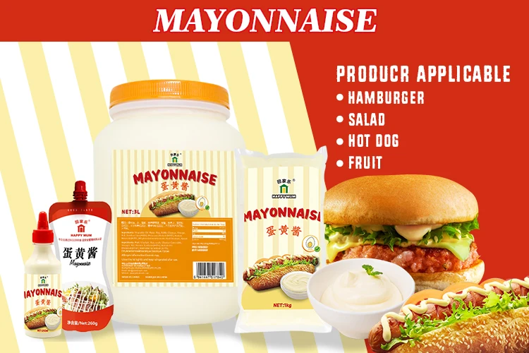 JOLION 3L Drum Packaging Co<i></i>ntainer Wholesale Factory Price Non-GMO Haccp Halal Vegan Sweet Ketchup And Mayo<i></i>nnaise Manufacturers