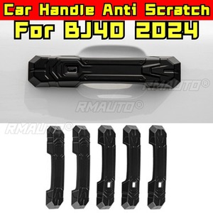 For BJ40 2024 Styling Kits Car Handle Anti Scratch Car <b>Door</b> Handle Bowl Cover <b>Trim</b> Molding Cover Handle Sticker Body Kit - Product Image 2