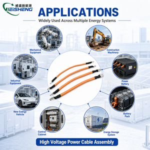 Sistema de Armazenamento de Energia Personalizado, Cabo de Bateria de Alta Tensão, Terminal em Anel, Fiação OEM - Product Image 2