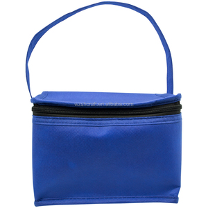 Sac isotherme réutilisable personnalisé avec logo, fermeture éclair, poignée moyenne, capacité 6 canettes - Product Image 2