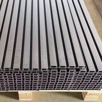Venta caliente al aire libre Wpc Panel de pared 3D Co-extrusión Madera Plástico Panel compuesto Revestimiento de pared Balcón Valla Paneles Tableros