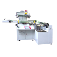 Máquina Automática de Serigrafía Vertical al Vacío para Paneles de Vidrio Planos con Alineación de Bordes