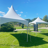 Carpa Pagoda de 3m x 3m (10 pies x 10 pies) con Techo Alto para Bodas, Eventos, Fiestas, Exposiciones y Jardines, para Alquiler