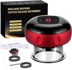 Alat pijat terapi bekam pintar, dengan terapi lampu merah untuk target pereda nyeri, Kit bekam listrik portabel - Product Image 2