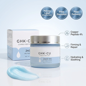 <span class=keywords><strong>Crema</strong></span> Facial con Péptidos <span class=keywords><strong>de</strong></span> Cobre GHK-Cu <span class=keywords><strong>de</strong></span> Marca Privada, 4% <span class=keywords><strong>de</strong></span> Péptidos <span class=keywords><strong>para</strong></span> Reafirmar <span class=keywords><strong>la</strong></span> <span class=keywords><strong>Piel</strong></span> e Hidratación Profunda, Humectante Facial Diario - Product Image 1