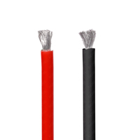 Câble électrique en silicone à haute température, isolé, multi-brins, cuivre étamé, calibre 10 AWG, fil en silicone