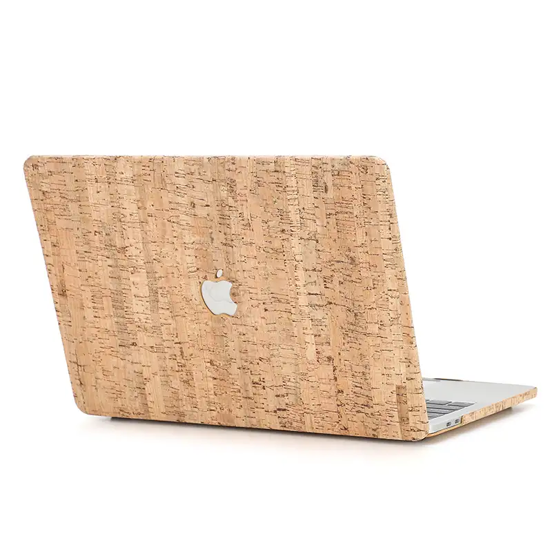 Personnalisé bois Grain PU cuir ordinateur portable Pro étui rigide protecteur Apple ordinateur portable couverture pour Macbook Air 13.3 15.4 16 pouces