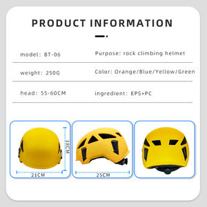 <span class=keywords><strong>Casco</strong></span> <span class=keywords><strong>de</strong></span> Seguridad Industrial con Certificación OSCR CE para Construcción, <span class=keywords><strong>Escalada</strong></span>, Rescate y Protección Contra Caídas en Skateboarding - Product Image 3