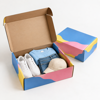Boîte d'emballage pliable en carton ondulé personnalisée, couleur et taille sur mesure, avec logo, faible MOQ, pour casquettes de baseball, perruques et parfums