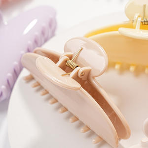 Fermacapelli in Plastica Curvo Liscio Tinta Unita OEM, Accessorio per Capelli alla Moda con Processo di Verniciatura a Spruzzo, <span class=keywords><strong>Clip</strong></span> Resistente e Durevole - Product Image 3