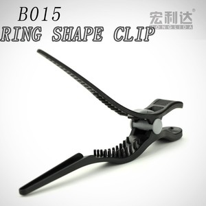 Usine directe 5cm <span class=keywords><strong>Crocodile</strong></span> anneau forme <span class=keywords><strong>pince</strong></span> à cheveux plastique respectueux de l'environnement pour cheveux longs et courts - Product Image 2