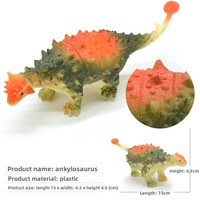 Approvisionnement direct usine : Ensemble de 12 modèles statiques en PVC de grande taille de Tyrannosaurus Rex, jouets pour enfants de 4 à 6 ans, vente en gros