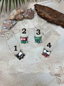 Collar con Colgante de Plata de Ley Hecho a Mano con Múltiples Piedras, Chapado en Oro, Piedras Naturales, Joyería para Mujer y Hombre, Diseño Elegante, Aniversario - Product Image 3