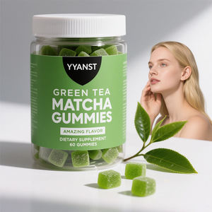 Complément alimentaire OEM Gommes au thé vert Matcha 200mg Boost Energy Levels Detox Gummies au thé vert - Product Image 1