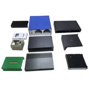 Oem Custom Powder Coated Laser Cutting Bending Welding Stainless Steel Iron Sheet Metal Parts Aluminum Enclosure