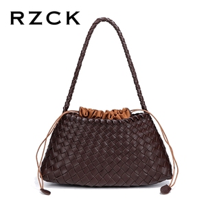 RZCK sacs pour femmes marque en gros 2025 nouvelle épaule bandoulière français Ins Style fait à la main tissé épaule poche petit sac carré - Product Image 1