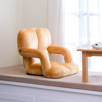 Canapé paresseux convertible moderne en tissu avec accoudoirs et dossier Tatami, petit fauteuil de loisirs pour salon, livraison directe, une pièce