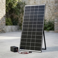 Panneaux solaires monocristallins N-Type 16BB 18BB, panneau solaire bifacial, feuille arrière transparente, module double noir anti-ombre, efficacité 25,6 %